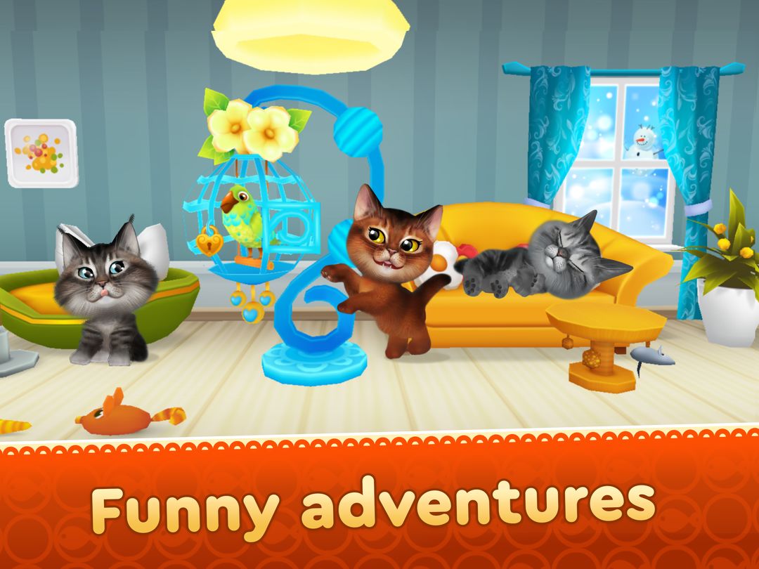 Happy Kitties ภาพหน้าจอเกม