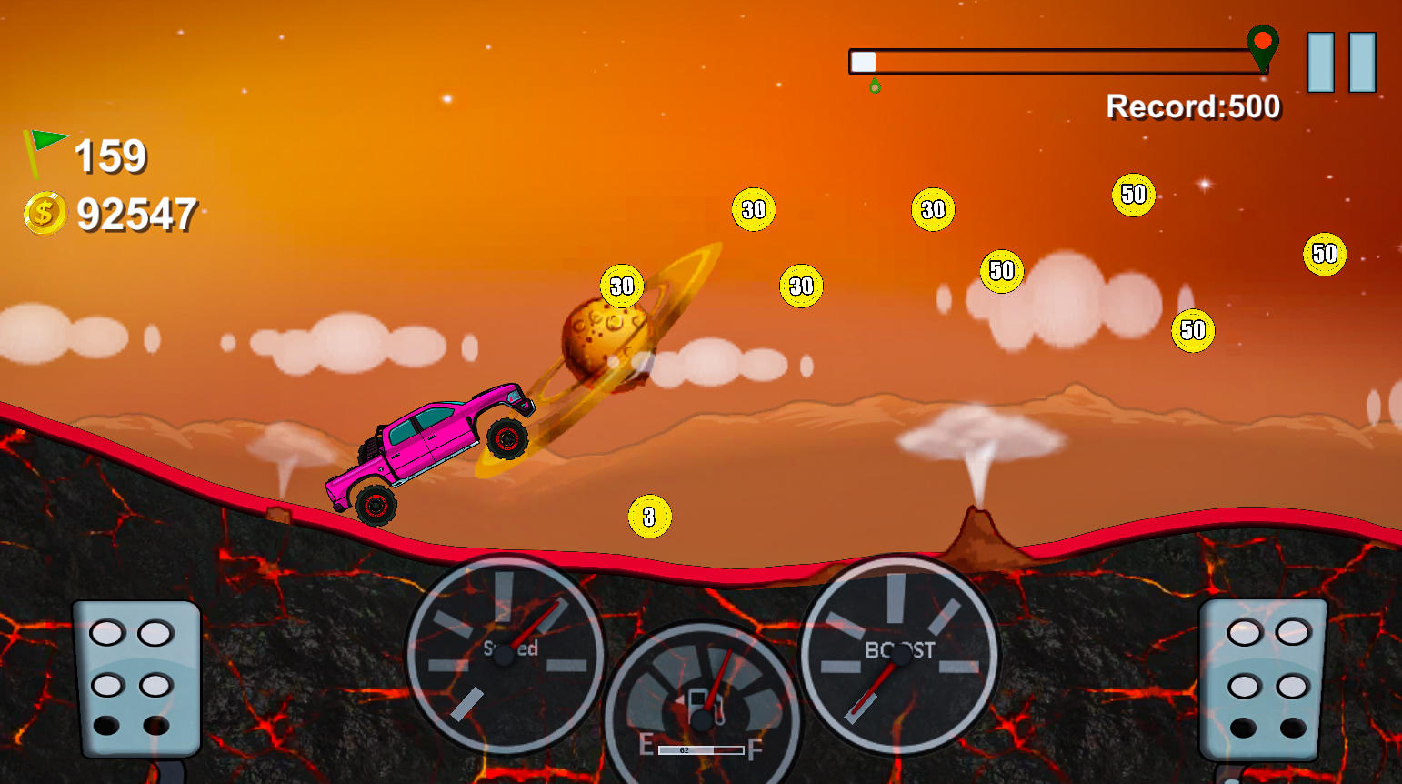 Hill Race 3:Car Transformation ゲームのスクリーンショット