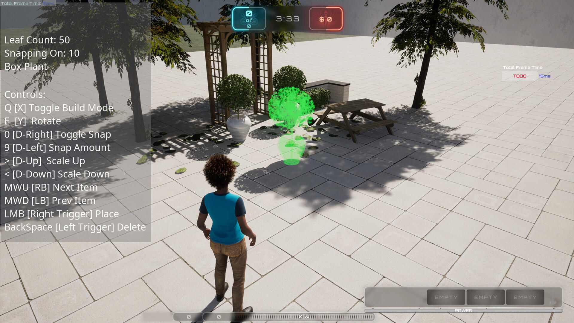 Leaf Blower Sim 게임 스크린 샷