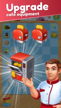Joy Cafe: Tasty Merge Games Game Screenshot