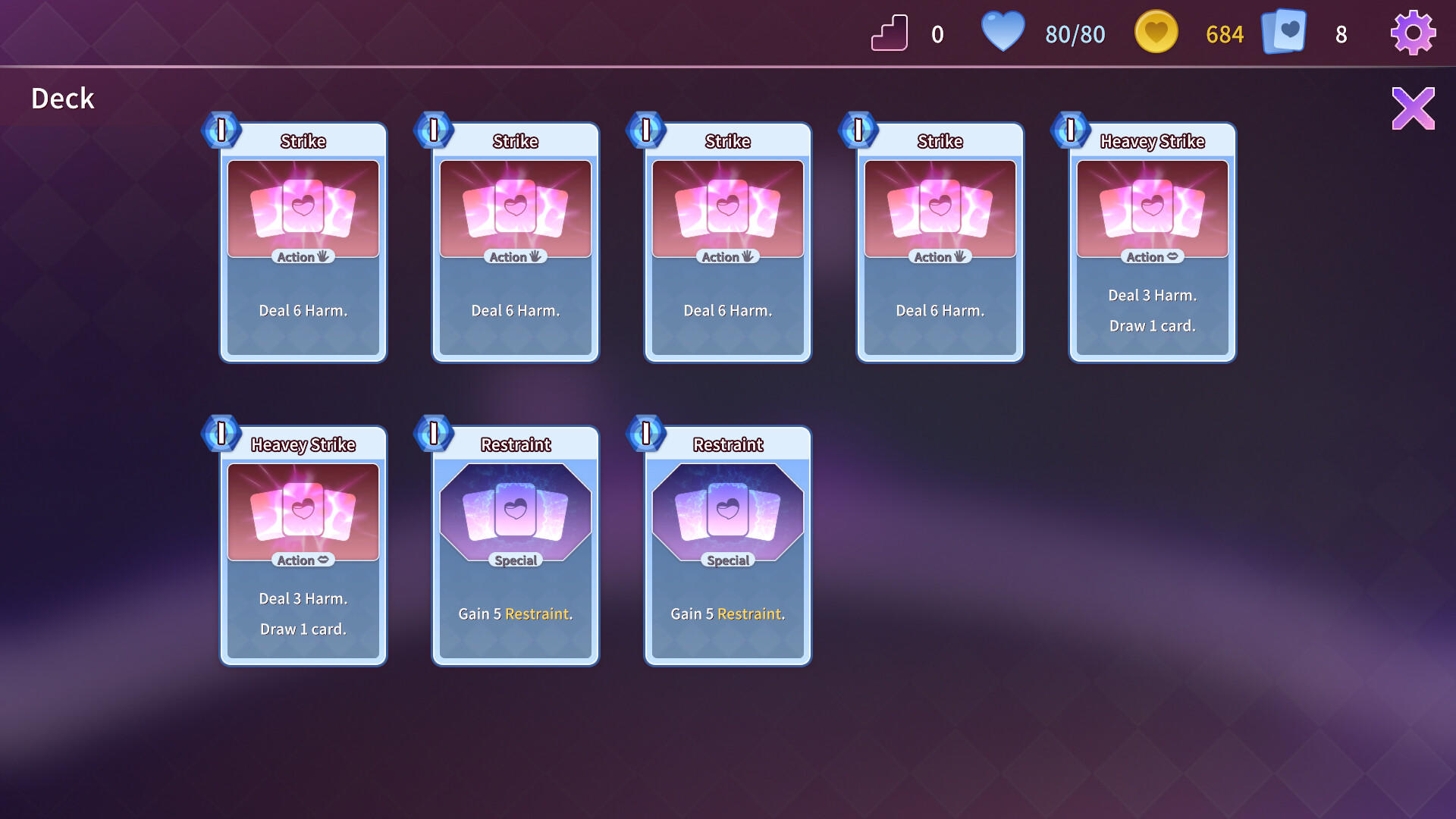 Hypnosis Card 2 Game Screenshot