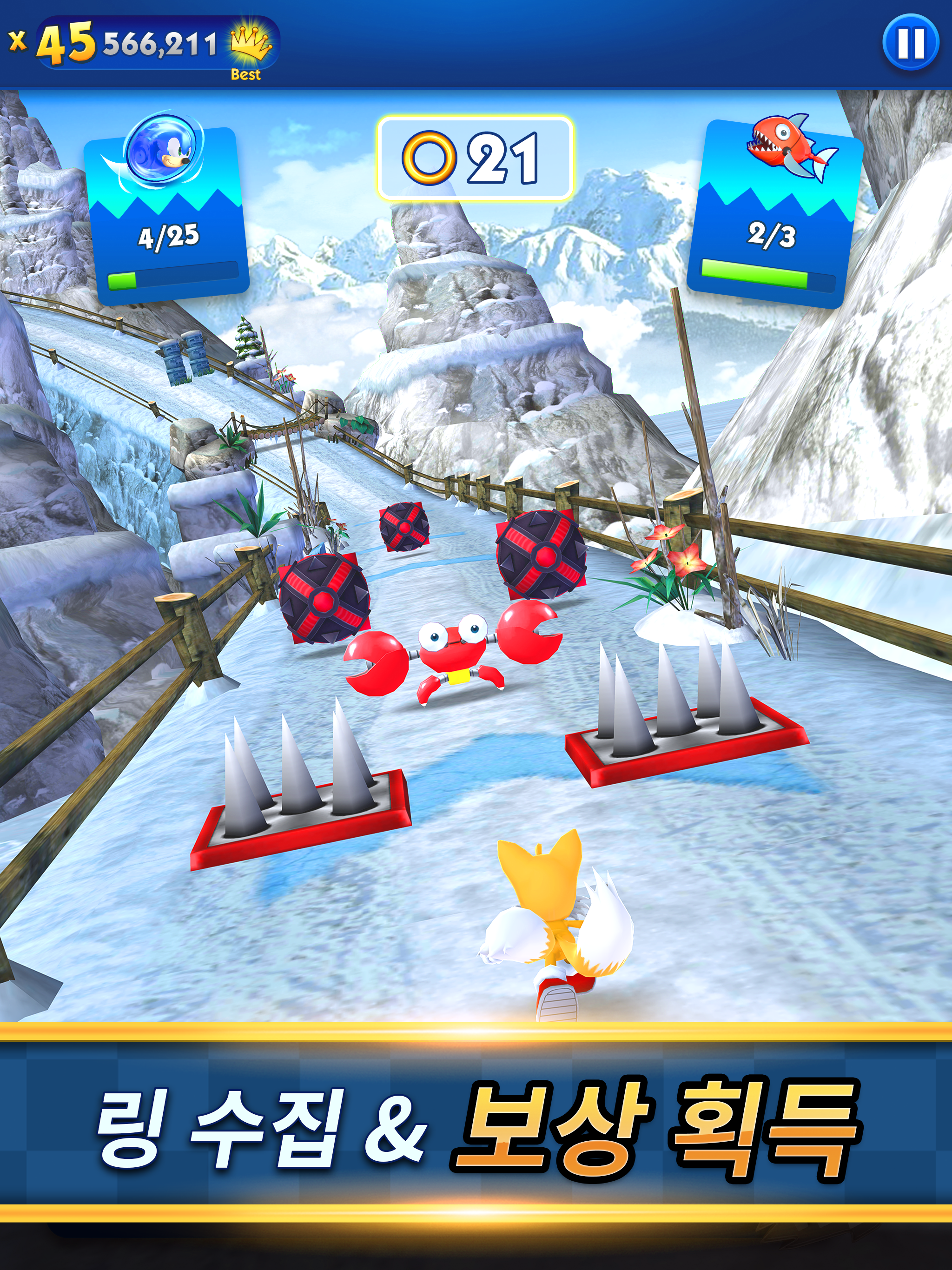 Sonic Dash Run 게임 스크린샷
