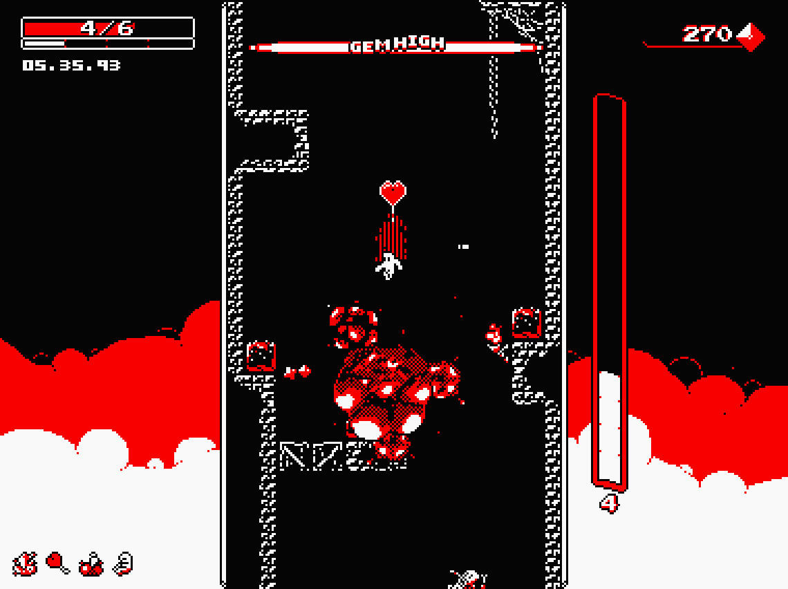 Downwell 遊戲截圖