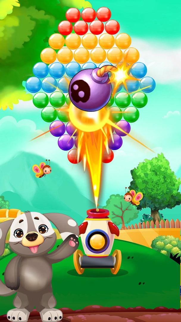 Screenshot of Bubble Shoot Free Game