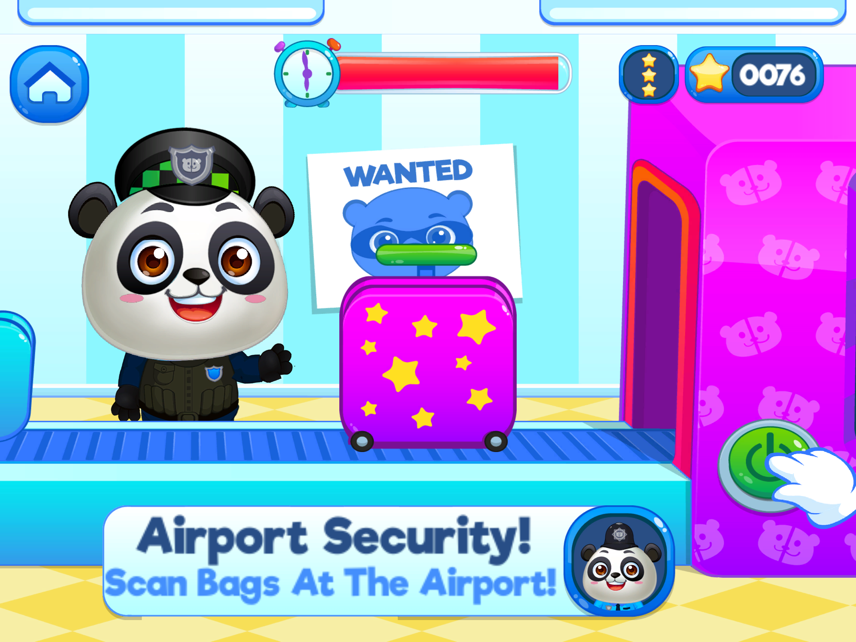 Panda Panda Police ภาพหน้าจอเกม