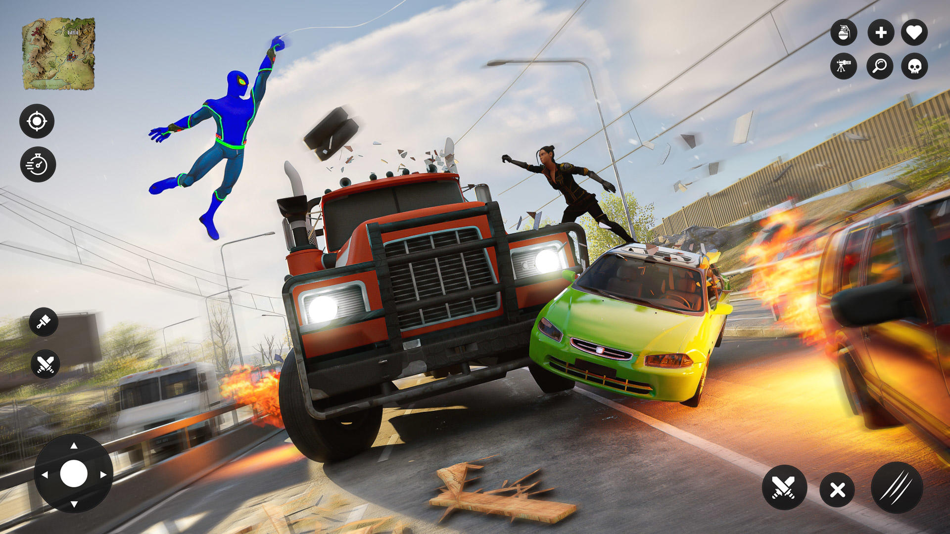 Incredible Monster Crime City Game Screenshot