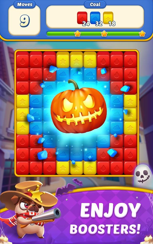 Cube Blast Journey: Toon & Toy Game Screenshot