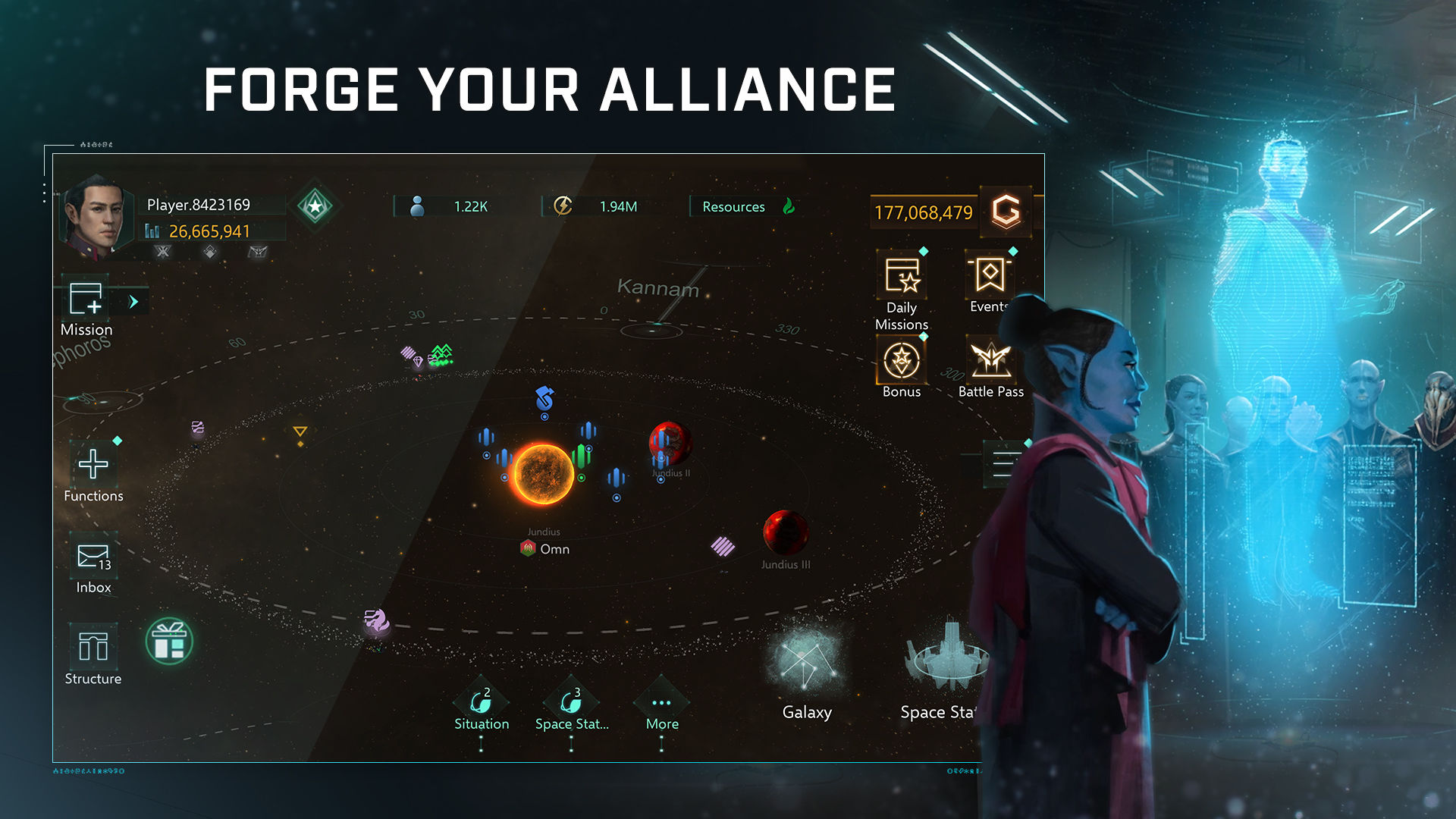 Screenshot of Stellaris: Galaxy Command