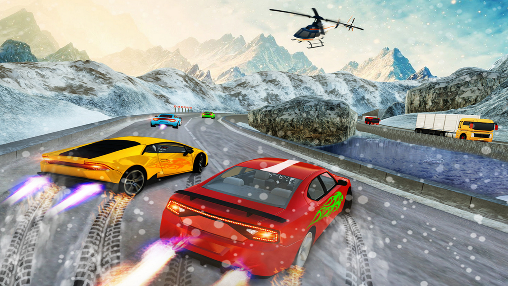 Highway Car Racing Simulator Game Screenshot