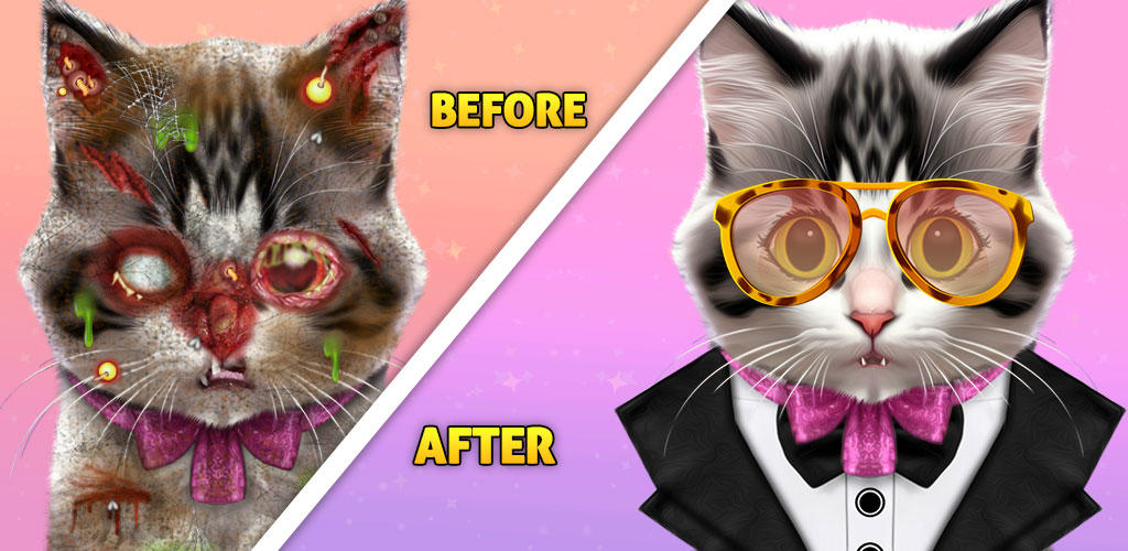   Google Play  Cat Makeover Salon ASMR Game