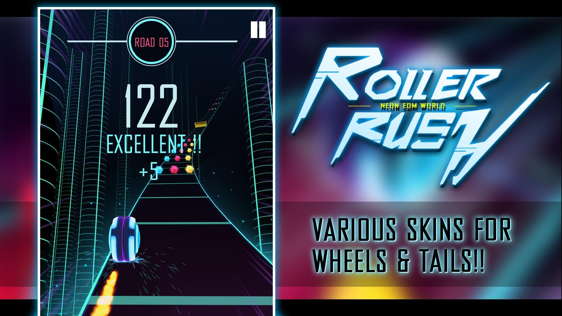 Roller Rush 게임 스크린 샷