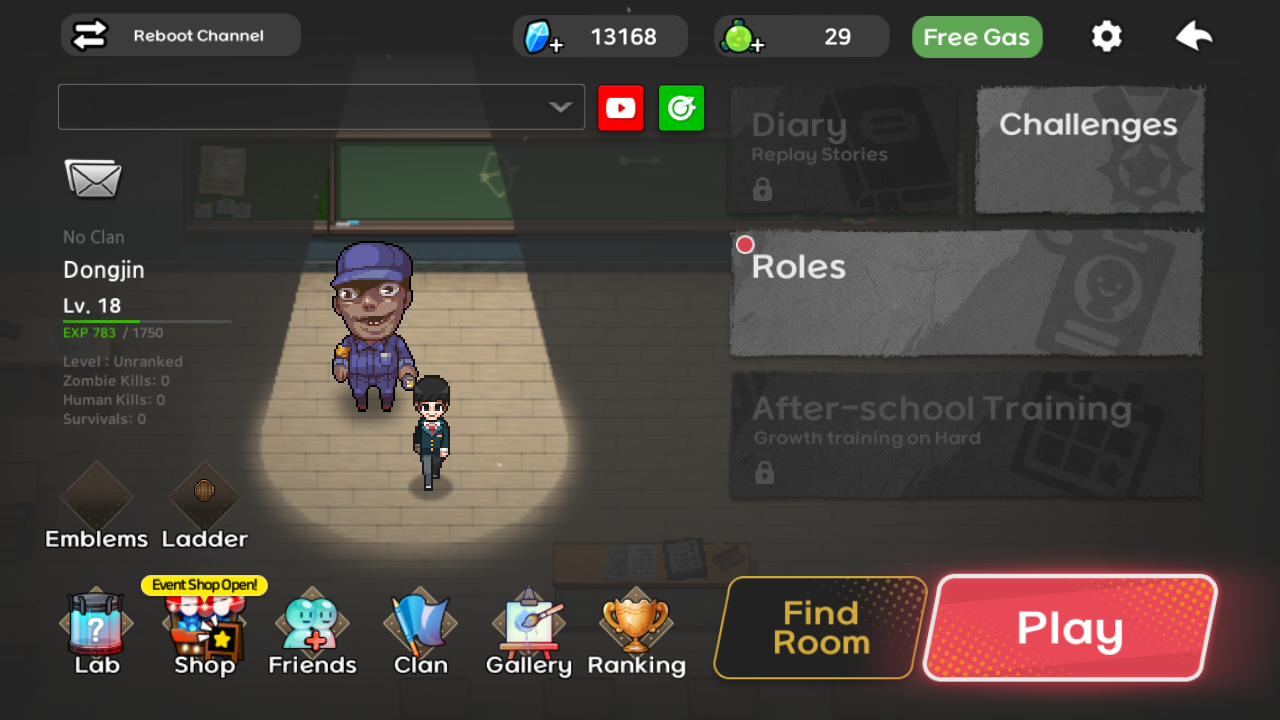 Zombie High School Game Screenshot