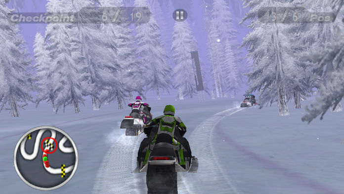 Snow Moto Racing遊戲截圖