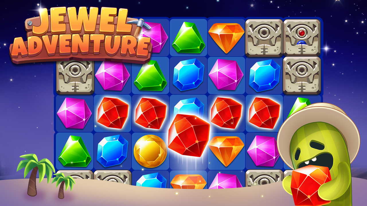 Jewel Adventure - Match Master screenshot game