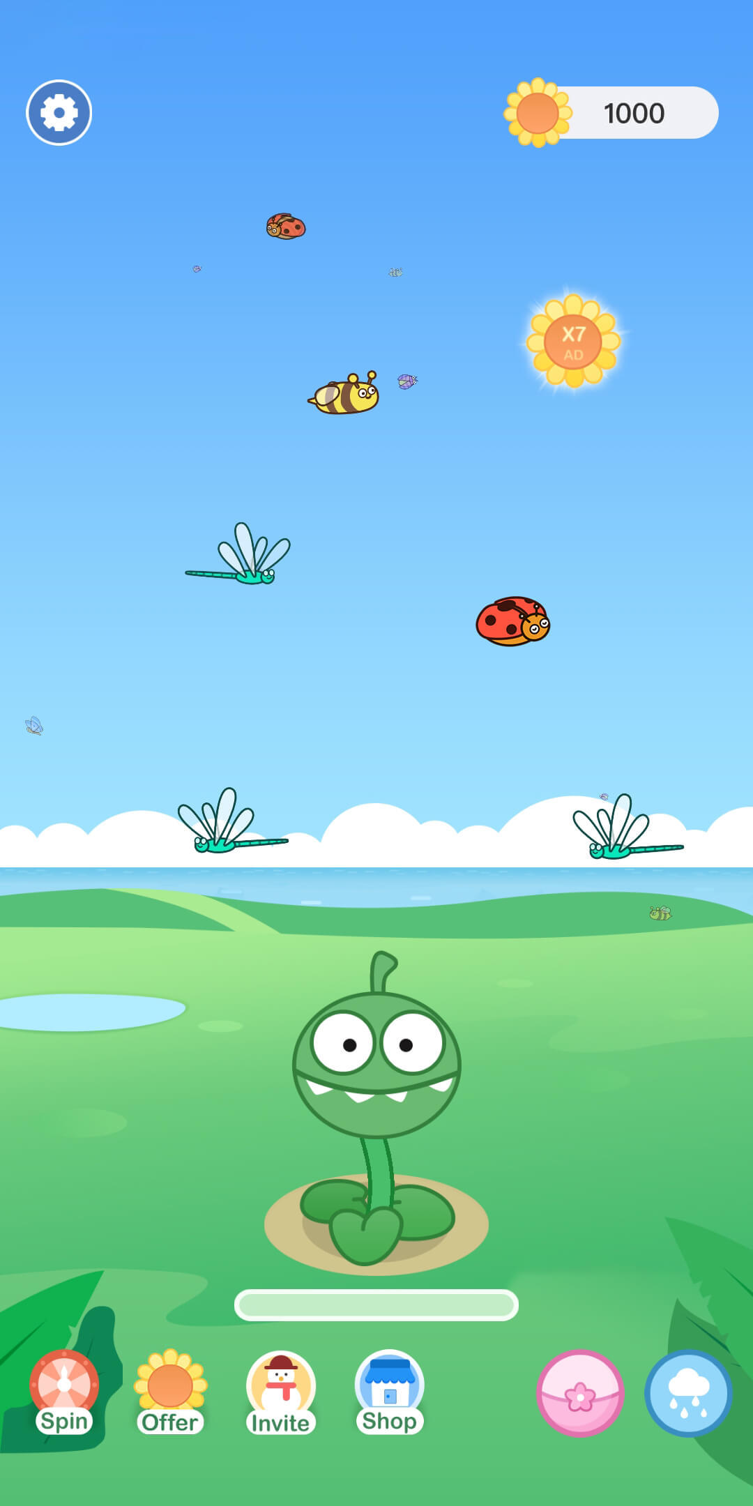 Screenshot 1 of Lucky Flycatcher - แตะเพื่อจับแมลง 1.0.2