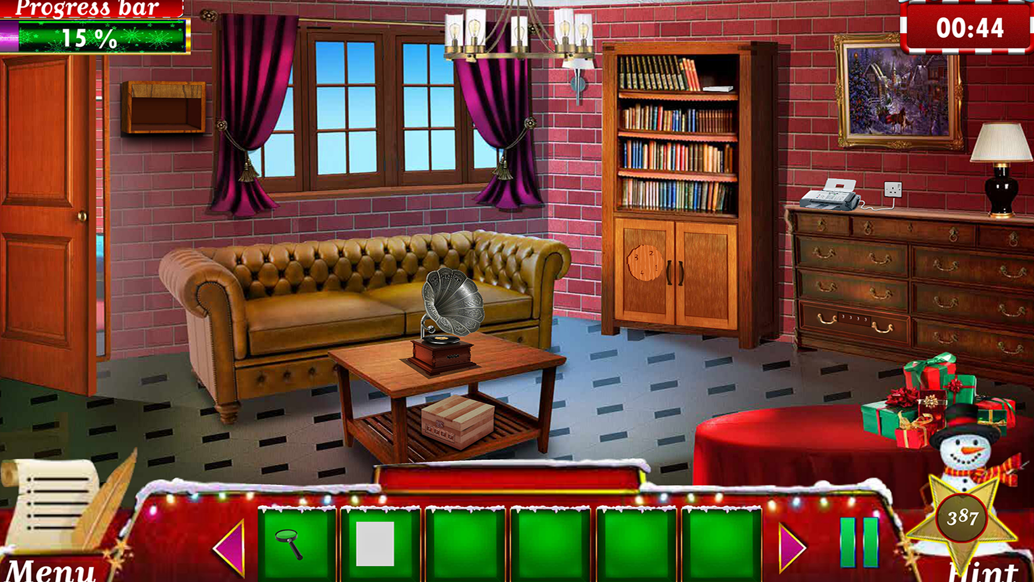 Santa Homecoming Escape Game Screenshot
