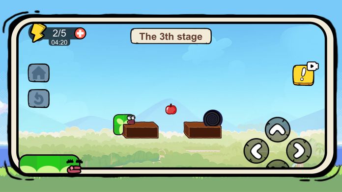 贪吃的苹果蛇-趣味爬行 게임 스크린 샷