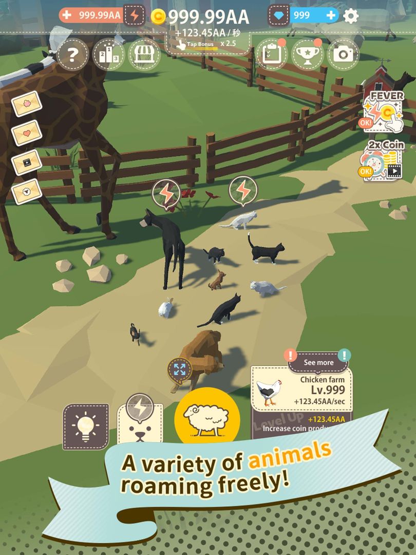 Tap Tap Animal Farm ! ภาพหน้าจอเกม