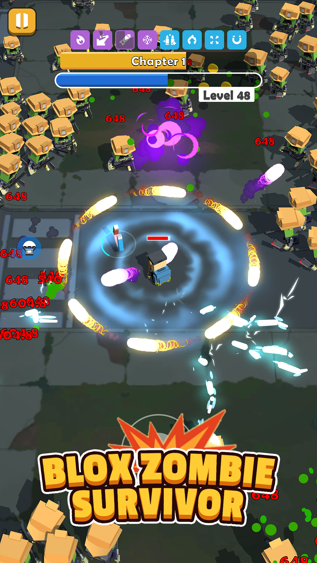 Blox Zombie Survivor 遊戲截圖