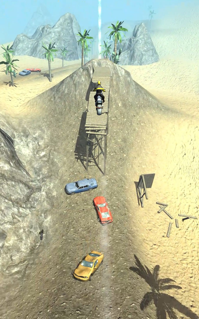 Slingshot Stunt Biker screenshot game