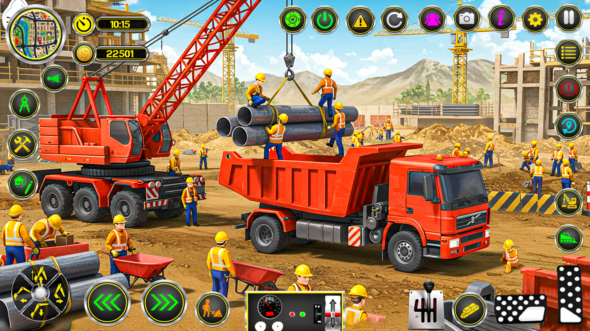 Home Construction JCB Game 3D Game Screenshot