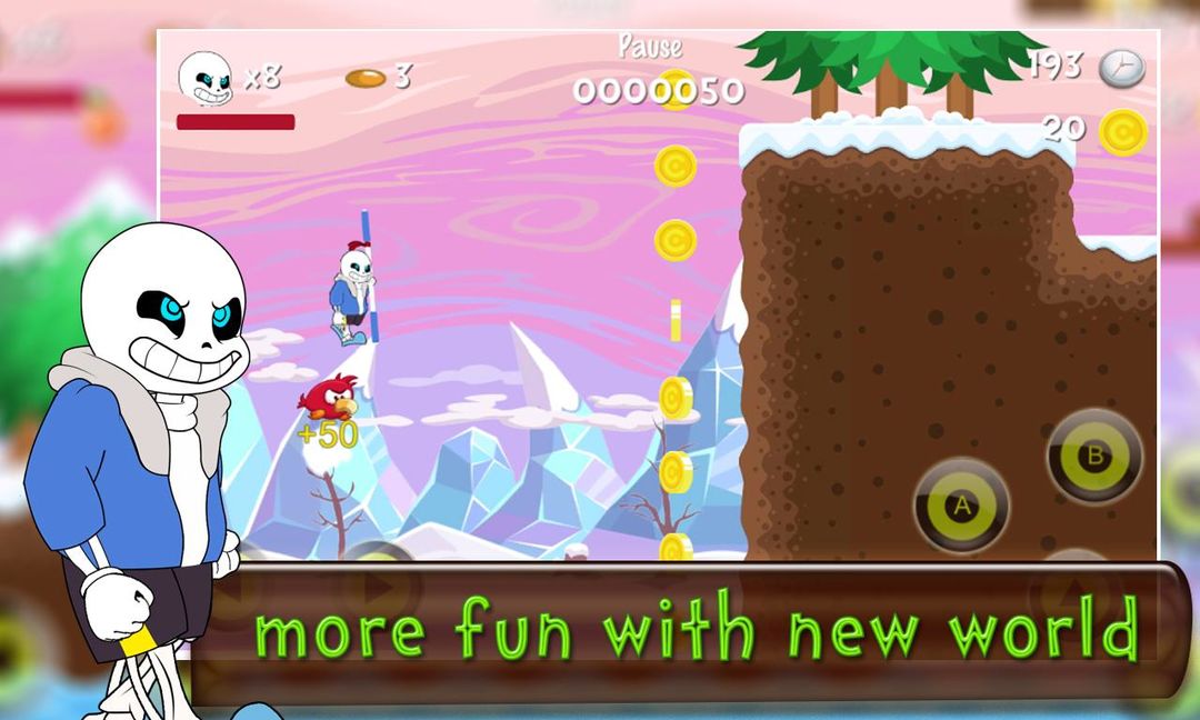 Adventure World of Sans 2 screenshot game