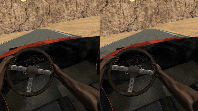 VR Car Driving Simulator for Google Cardboard screenshot game