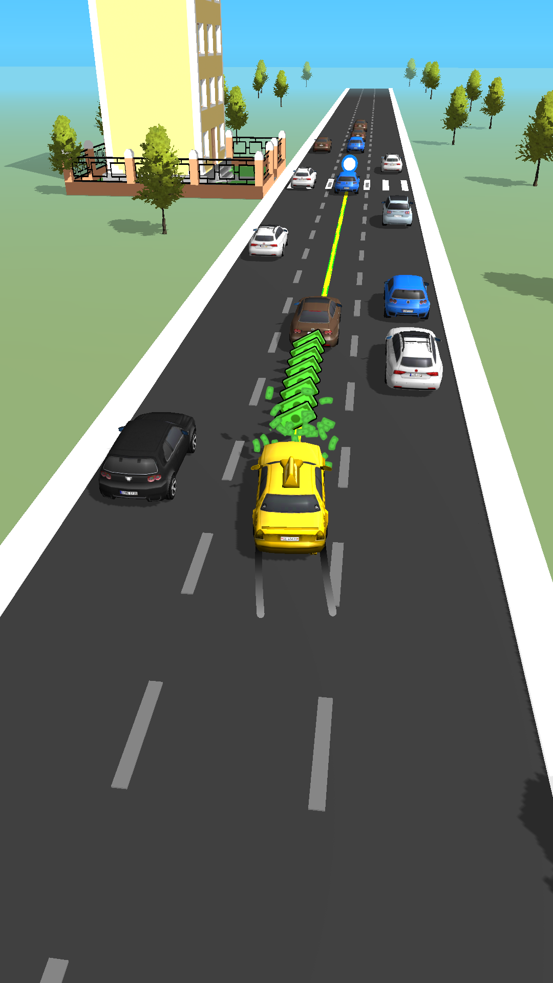 Cuplikan Layar Game Risky Taxi 3D