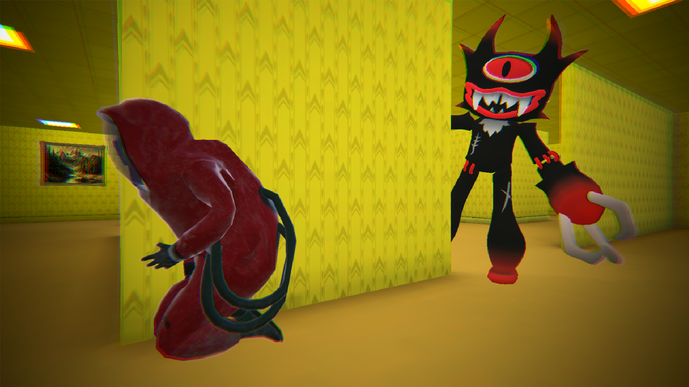 Hide in The Backrooms: Horror Game Screenshot