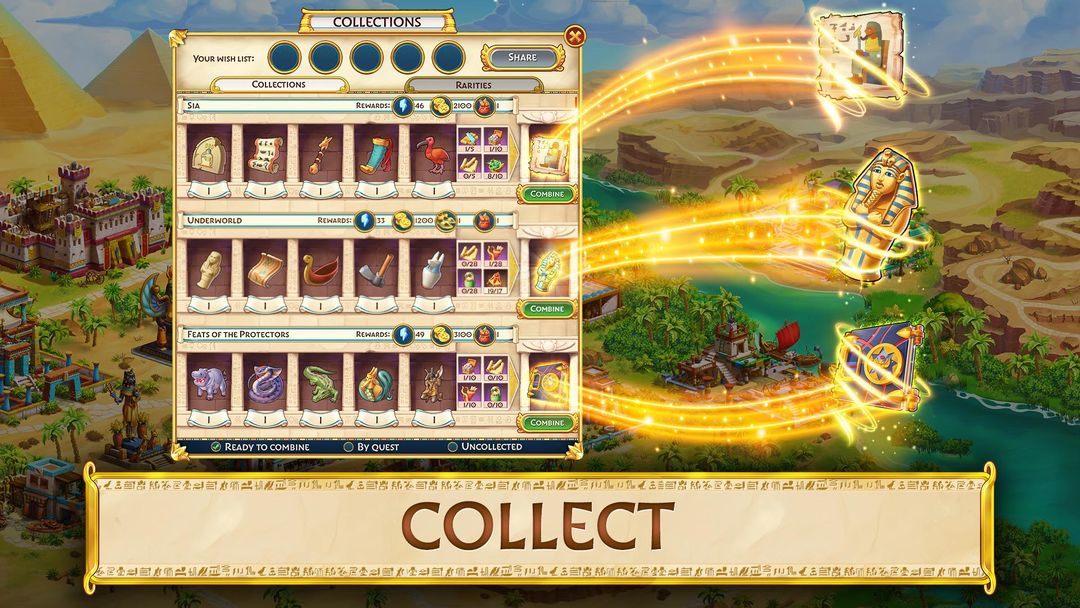 Jewels of Egypt: Match Game screenshot game