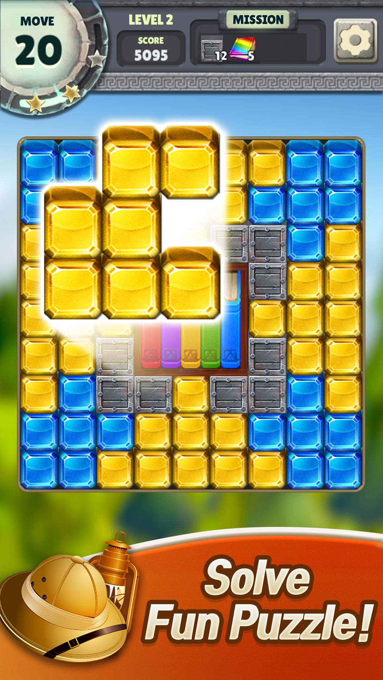 Jewel Blast : Temple Game Screenshot