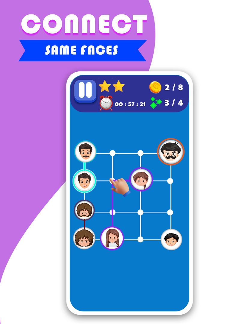 Screenshot of Dot Connet Family Line Puzzle