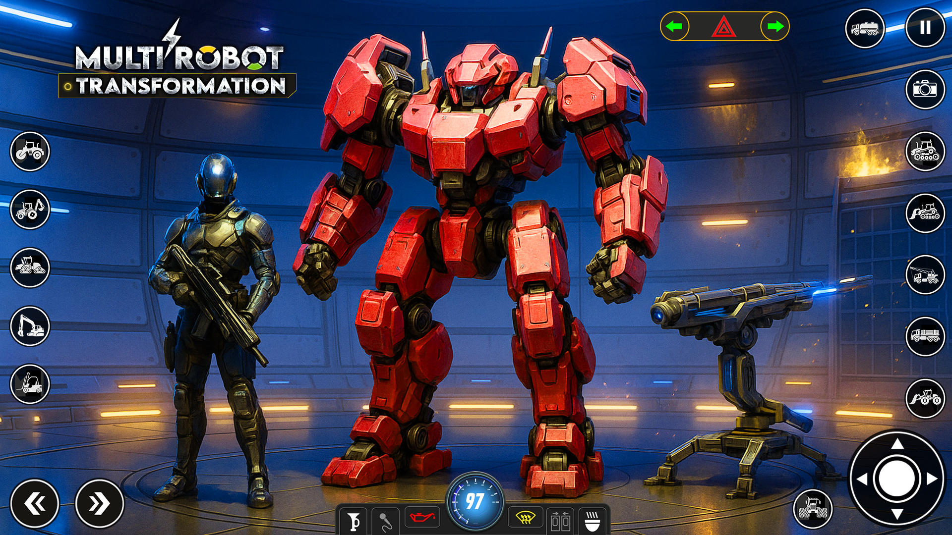 Robot Transform Car Games 3D Game Screenshot