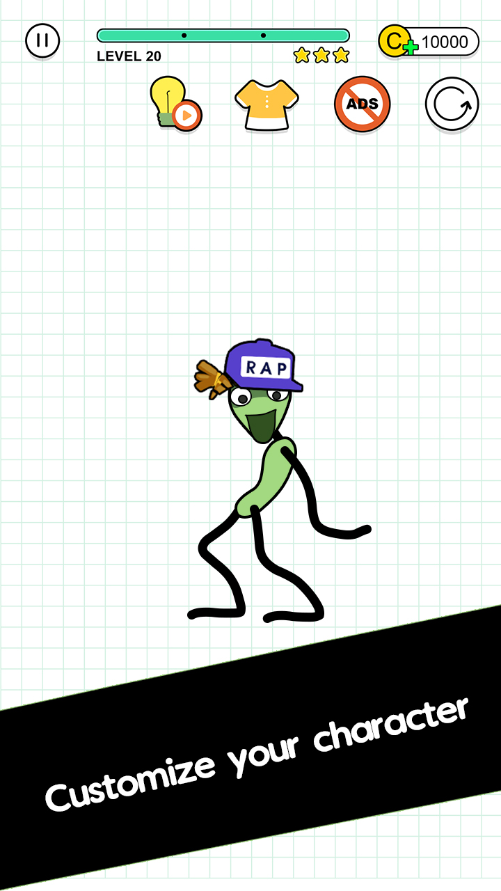 Happy Line Saga - Fun Puzzels and Virtual Pet Game Screenshot