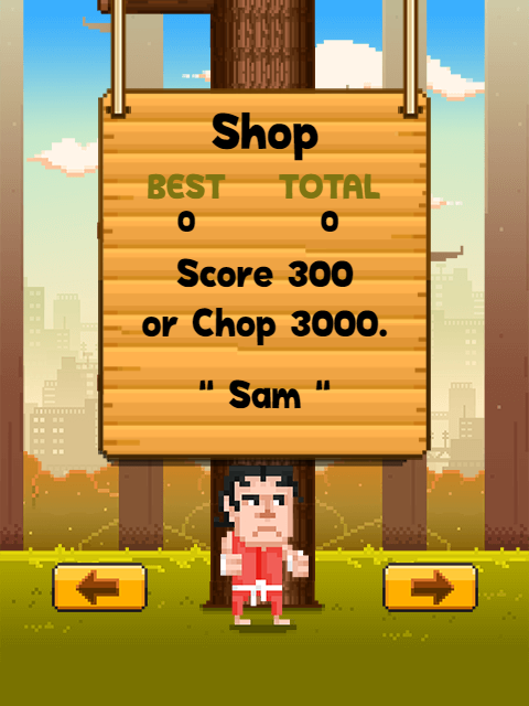 Karate Chop Kick ゲームのスクリーンショット