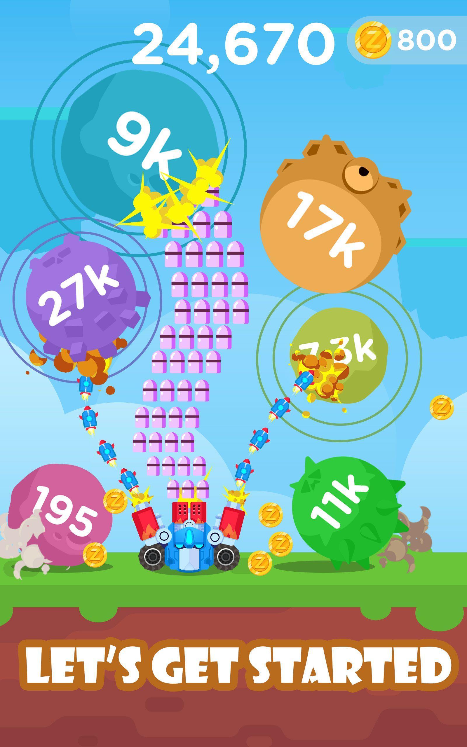 Alien Shooter: Bounce Ball Blast, Jump Ball Shoot Game Screenshot