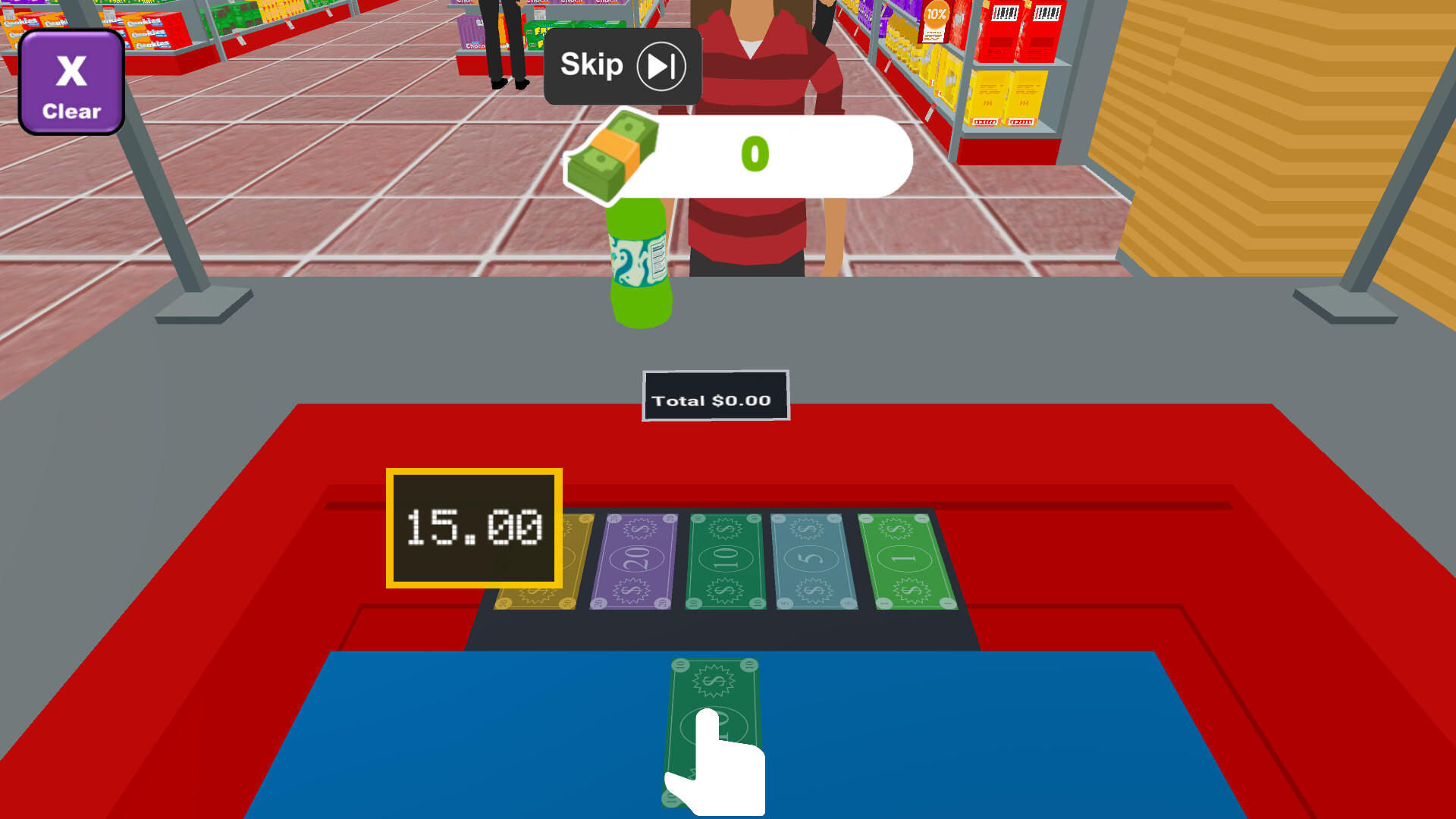 Cashier Sim ภาพหน้าจอเกม
