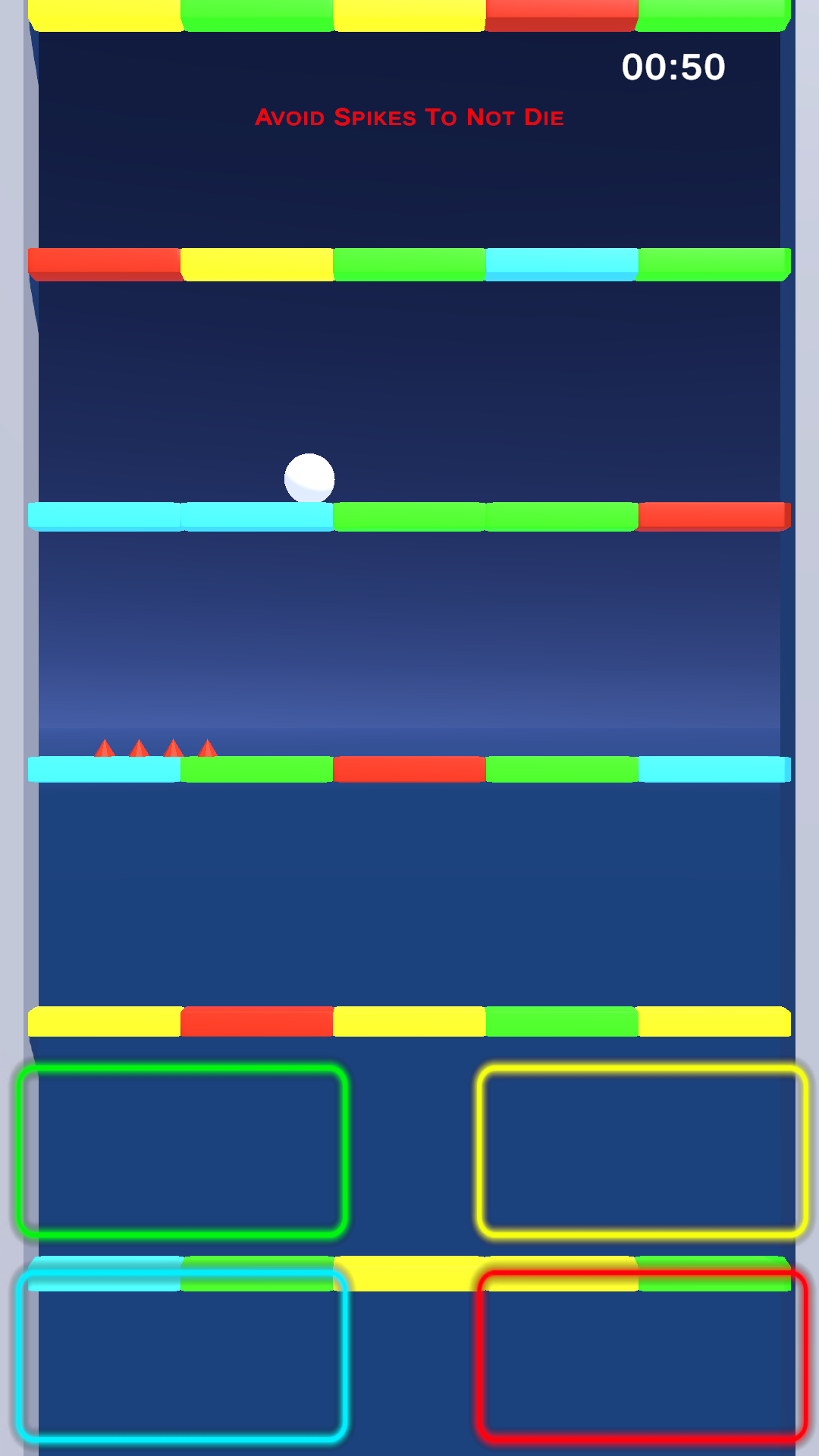 Ball Fall 3D: Switch Color 게임 스크린샷