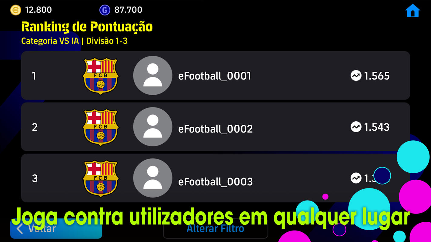 Captura de Tela do Jogo eFootball™