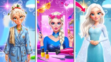 Hair Salon: Princesses ASMR Game Screenshot