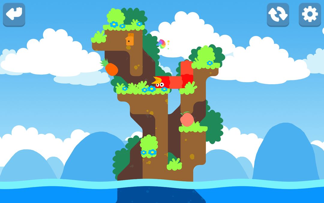 Snakebird screenshot game