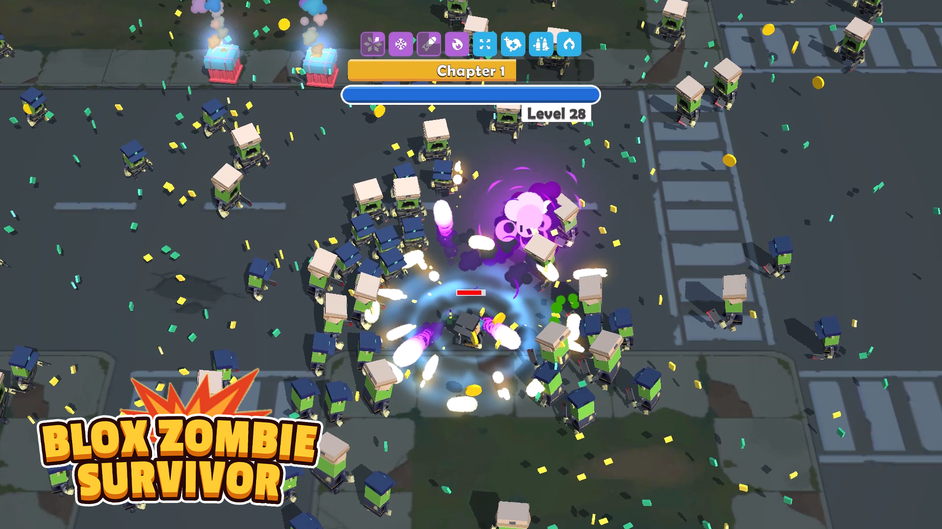 Blox Zombie Survivor 遊戲截圖