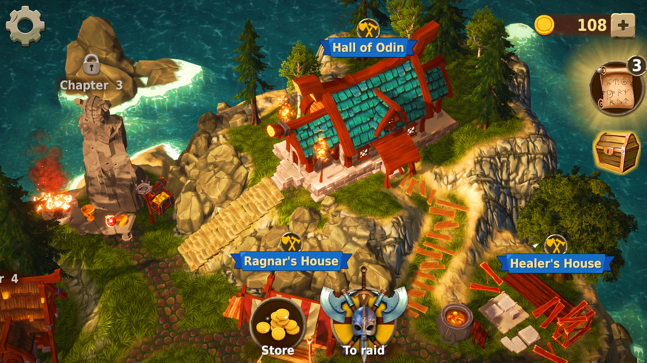 Скриншот игры Cat Viking - Ragnarok Loop