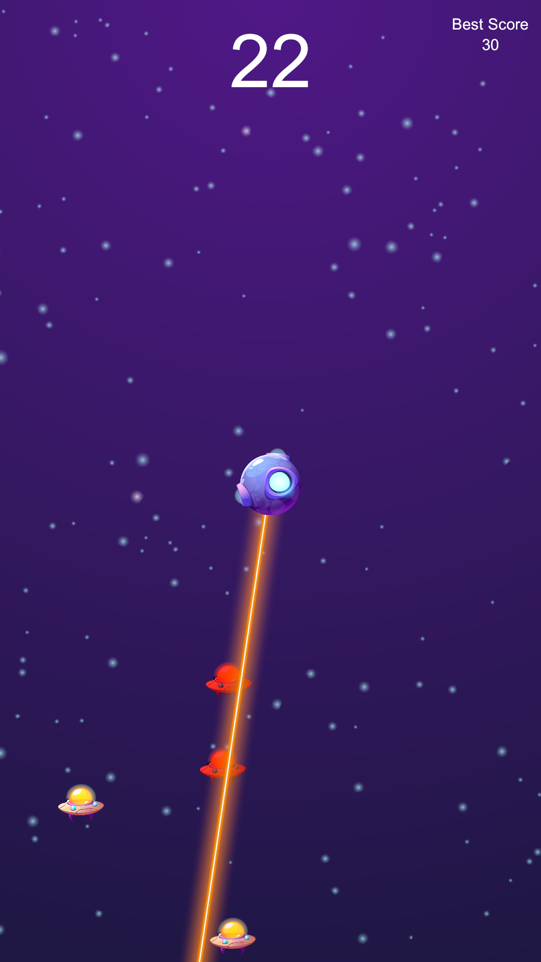 Alien Invasion ゲームのスクリーンショット