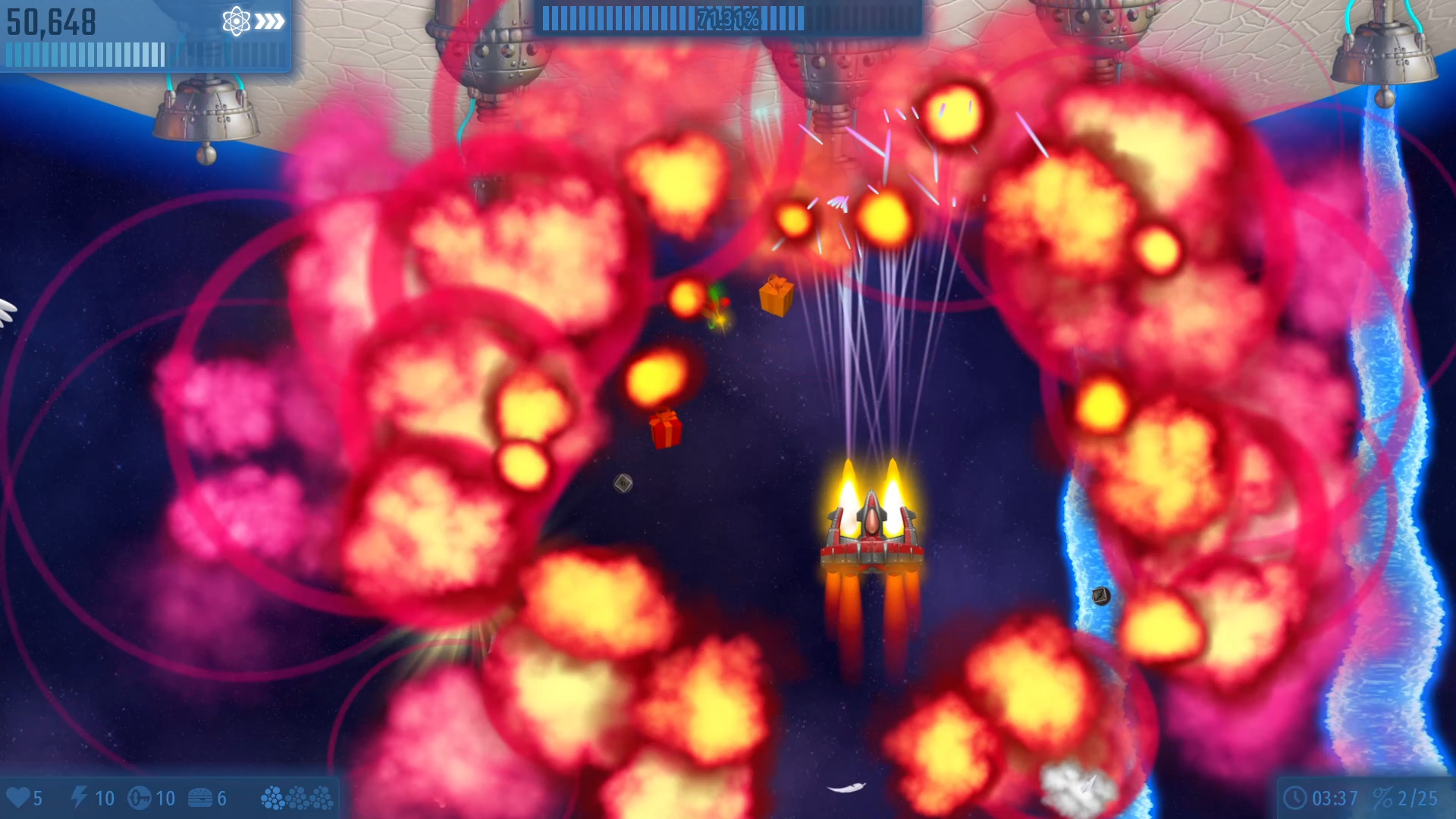 Screenshot 2 of Chicken Invaders Universe