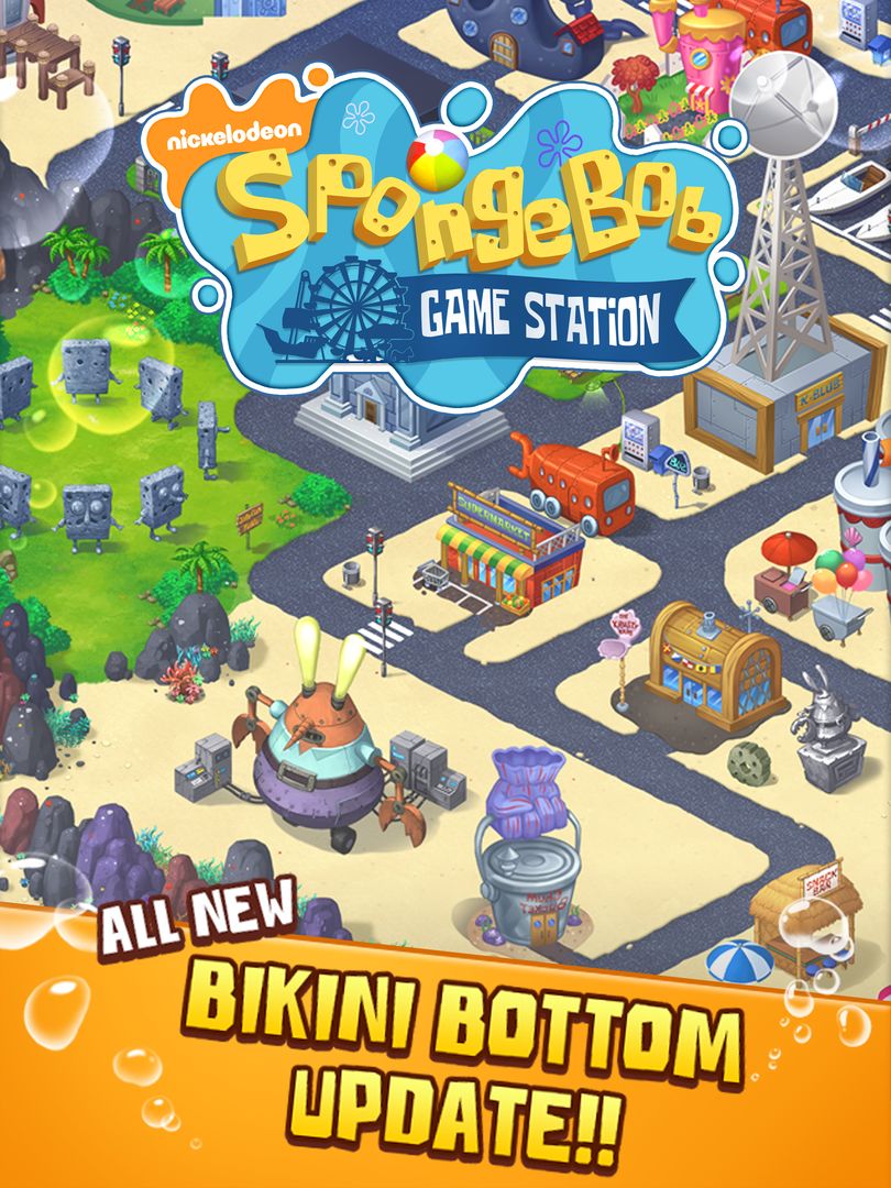 SpongeBob Game Station screenshot game