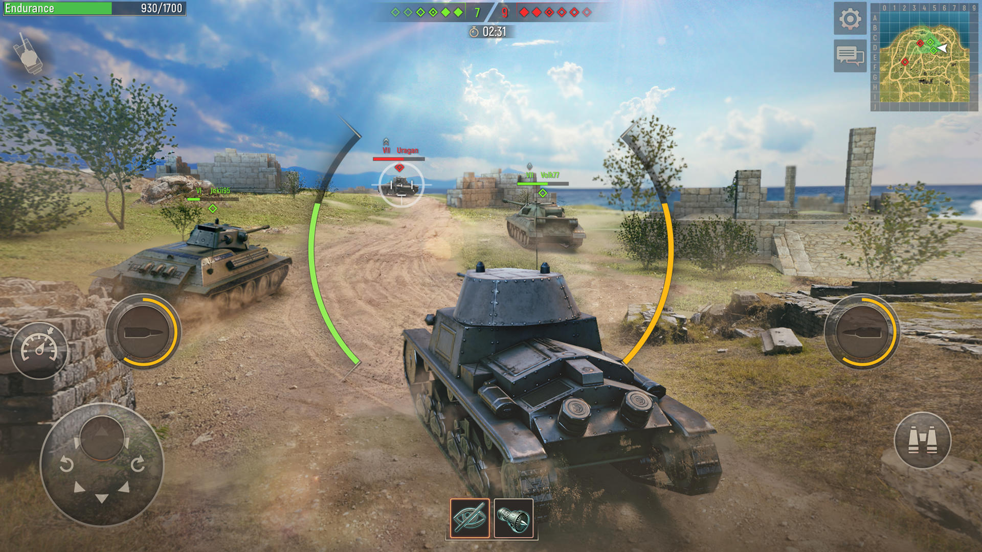 Battle Tanks Game Screenshot
