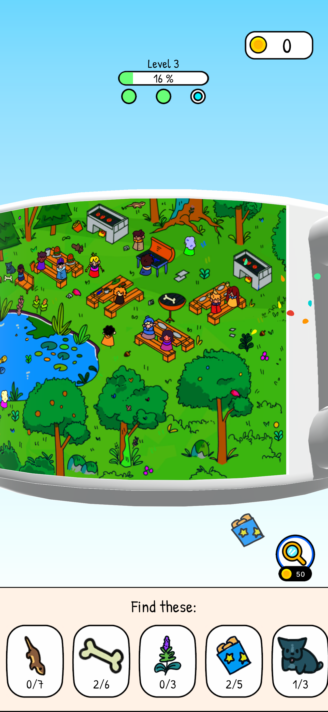 Cuplikan Layar Game Hidden Art 3D