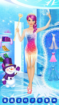Ice Queen Salon - Girls Makeup and Dressup Game ゲームのスクリーンショット