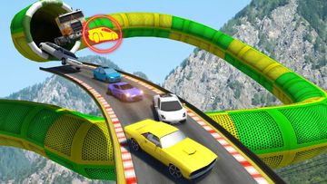 Mega Ramp Transform Racing: Transformer Games Game Screenshot